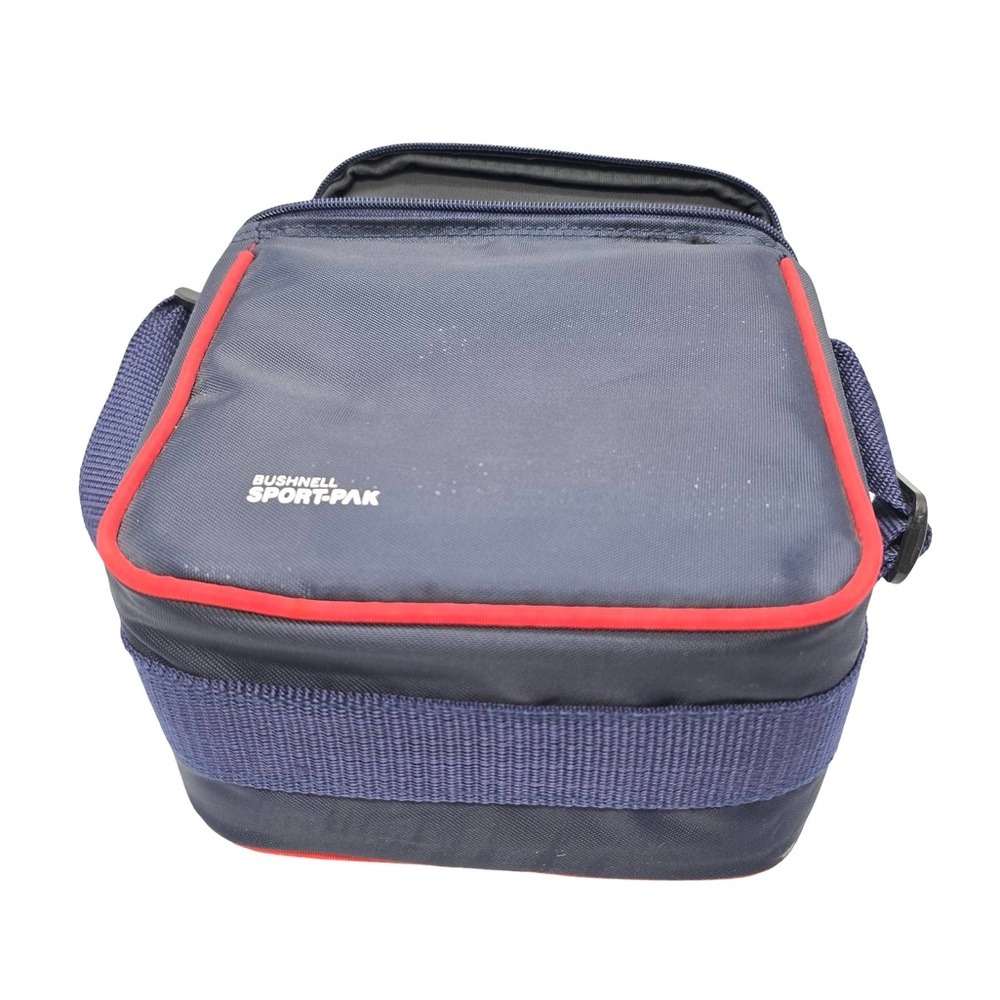Bushnell Sport-Pak Binocular Case Padded Carry Bag Black‎ Red